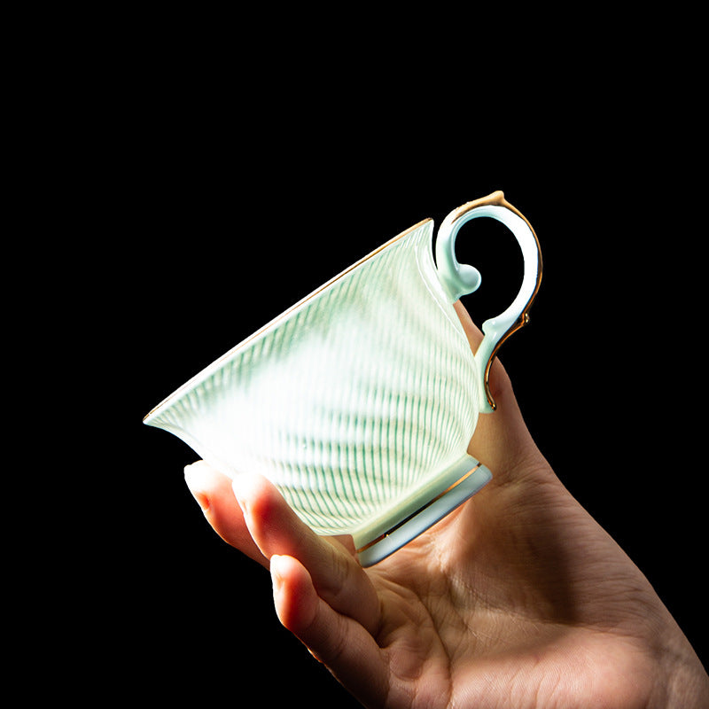 INGRI Ocean Blue - Handcrafted Bone China Tea Set - Je t'aime Resolute