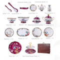 INGRI Purple Phoenix - Handcrafted Bone China Tableware Set - Je t'aime Resolute