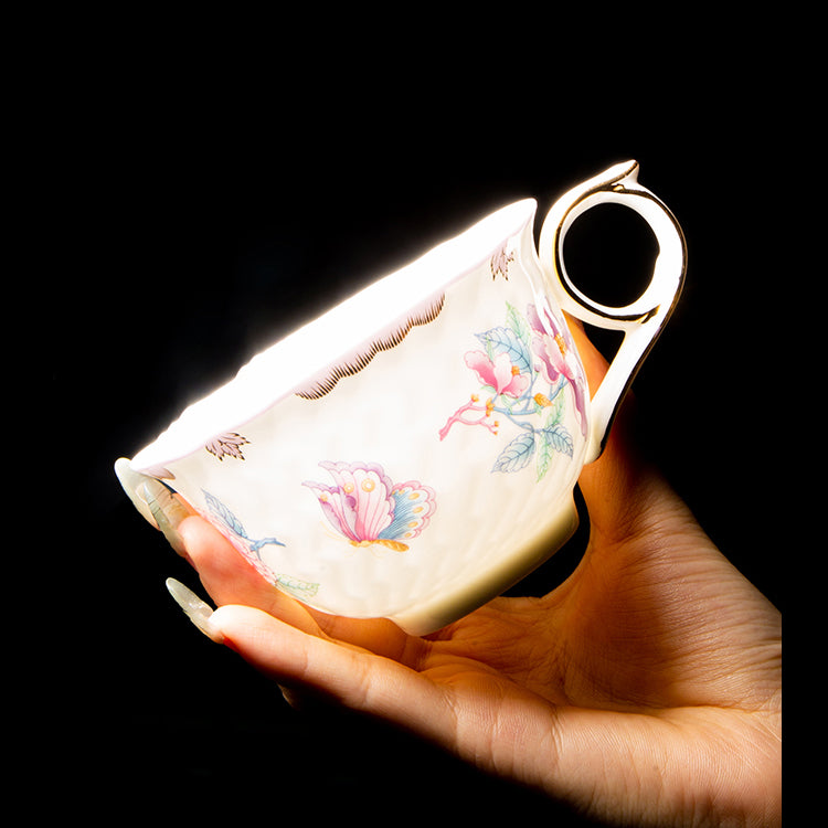INGRI Secret Garden - Handcrafted Bone China Tea Set - Je t'aime Resolute