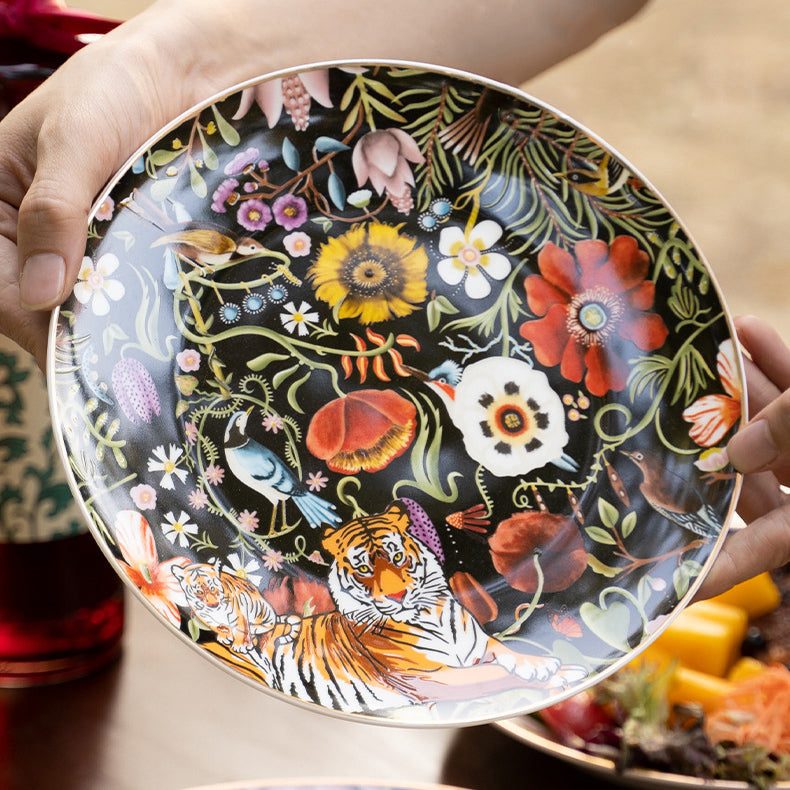 INGRI Jungle Party – Handcrafted Bone China Dinnerware (Individual Piece) - Je t'aime Resolute