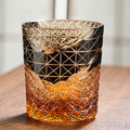 Edo Kiriko Handcrafted Landscape Whiskey Glass - Je t'aime Resolute