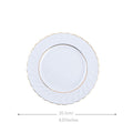 INGRI Pure White Series - Handcrafted Bone China Tableware Set - Je t'aime Resolute