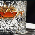 Edo Kiriko Handcrafted  Star Cut Crystal Whisky Glass - Je t'aime Resolute
