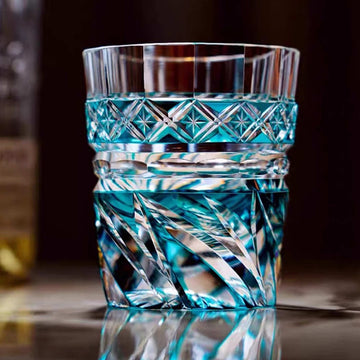 Edo Kiriko Handcrafted Zephyr Valley Whisky Glass