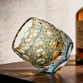 Edo Kiriko Prosperity Prism Hand-Cut Crystal Whiskey Glass