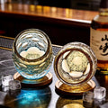 Edo Kiriko Prosperity Prism Hand-Cut Crystal Whiskey Glass