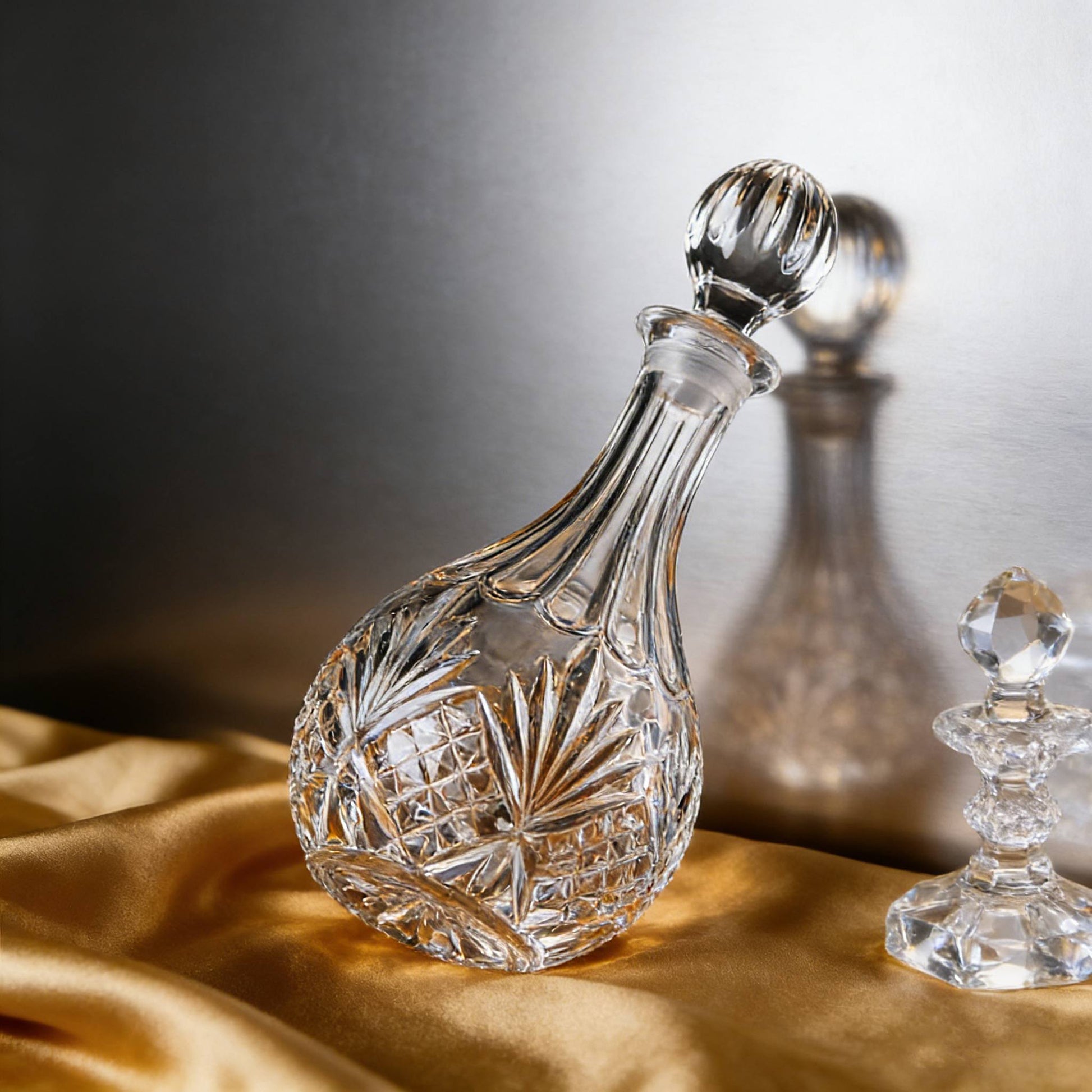 JR Aureole Crystal Whiskey Decanter