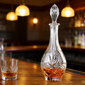 JR Carved Crystal Whiskey Bottle Collection