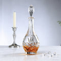 JR Carved Crystal Whiskey Bottle Collection