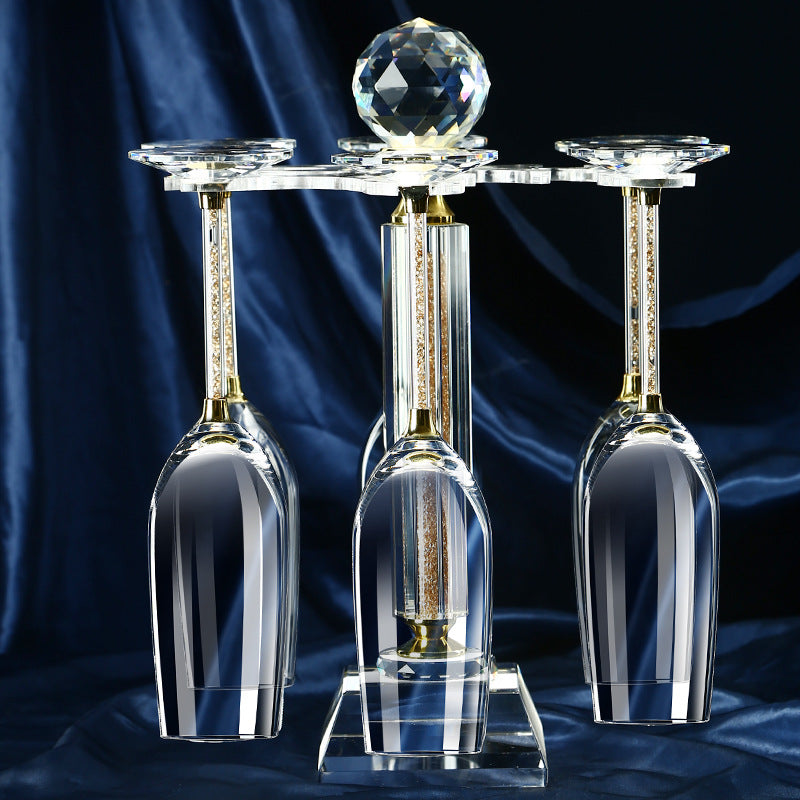 JR Crystal-Embellished Champagne Flute - Gold