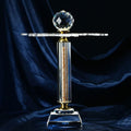 JR Crystal-Embellished Champagne Flute - Gold