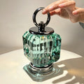 JR Crystal Rechargeable Accent Table Lamp – Emerald Green