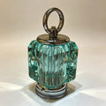 JR Crystal Rechargeable Accent Table Lamp – Emerald Green