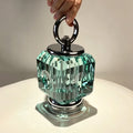 JR Crystal Rechargeable Accent Table Lamp – Emerald Green
