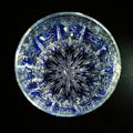 JR Edo Kiriko Hand-Cut Aureon Indigo Crystal Whiskey Glass