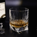 JR Edo Kiriko Hand-Cut Aurora Crystal Whiskey Glass
