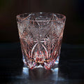 JR Edo Kiriko Hand-Cut Benikoh Crystal Whiskey Glass