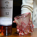 JR Edo Kiriko Hand-Cut Benikoh Crystal Whiskey Glass