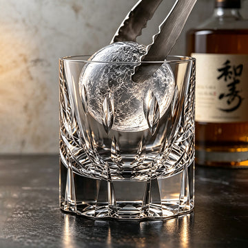 JR Edo Kiriko Hand-Cut Enmei Crystal Whiskey Glass