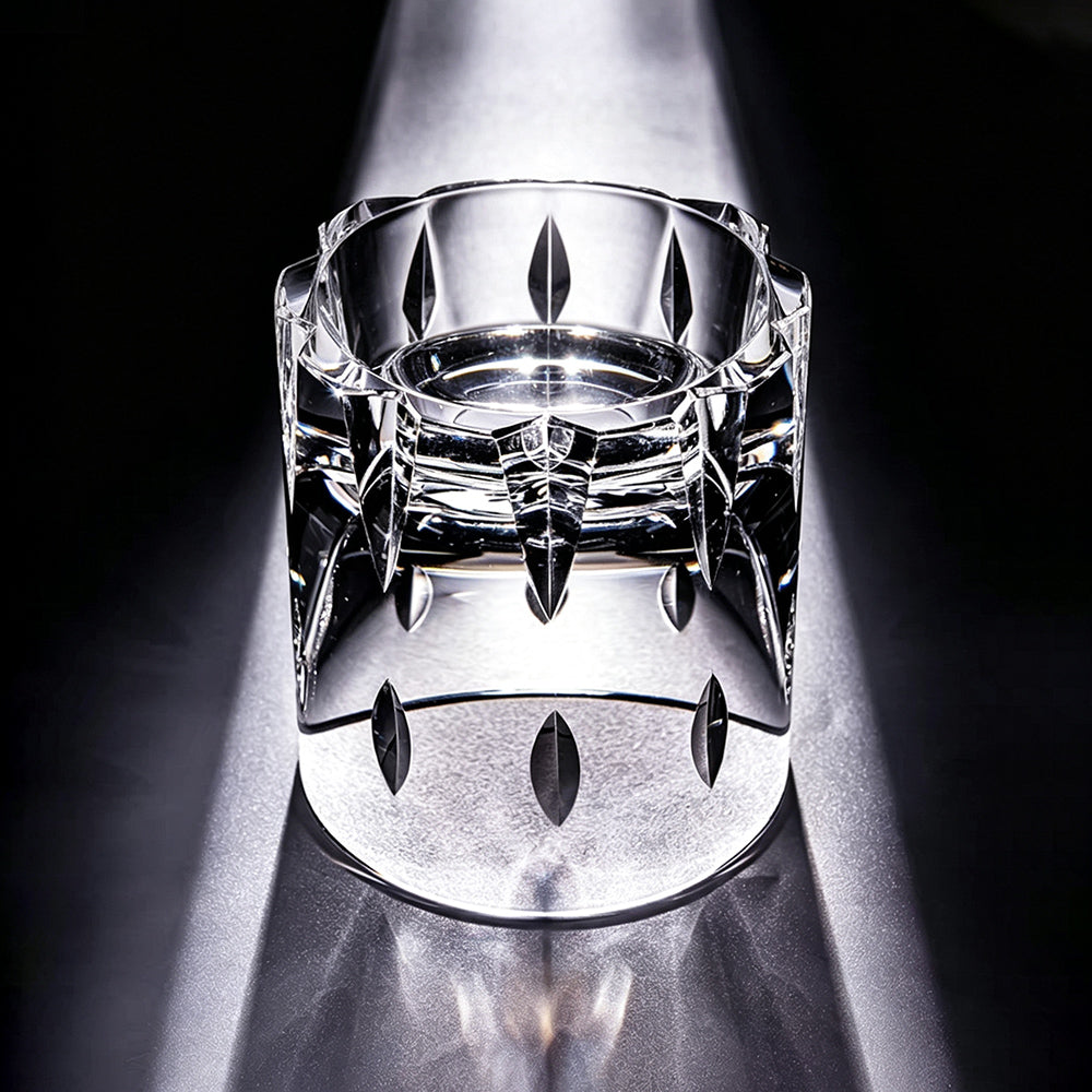 JR Edo Kiriko Hand-Cut Enmei Crystal Whiskey Glass