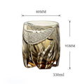 JR Edo Kiriko Hand-Cut Hayate Crystal Whiskey Glass