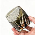 JR Edo Kiriko Hand-Cut Hayate Crystal Whiskey Glass