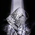 JR Edo Kiriko Hand-Cut Hokuto Crystal Whiskey Glass