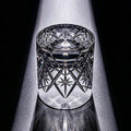 JR Edo Kiriko Hand-Cut Hokuto Crystal Whiskey Glass