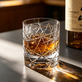 JR Edo Kiriko Hand-Cut Hoshikage Crystal Whiskey Glass