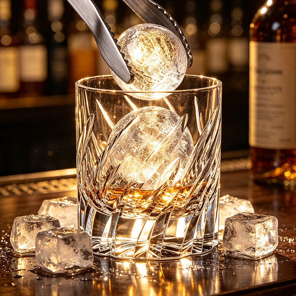JR Edo Kiriko Hand-Cut Ibuki Crystal Whiskey Glass