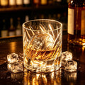 JR Edo Kiriko Hand-Cut Ibuki Crystal Whiskey Glass