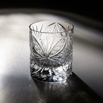 JR Edo Kiriko Hand-Cut K9 Kochō Crystal Whiskey Glass