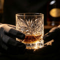 JR Edo Kiriko Hand-Cut K9 Kochō Crystal Whiskey Glass
