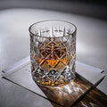 JR Edo Kiriko Hand-Cut Manten Crystal Whiskey Glass