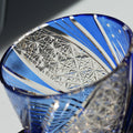 JR Edo Kiriko Hand-Cut Meteor Crystal Whiskey Glass