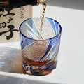 JR Edo Kiriko Hand-Cut Meteor Crystal Whiskey Glass