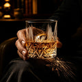 JR Edo Kiriko Hand-Cut Minori Crystal Whiskey Glass