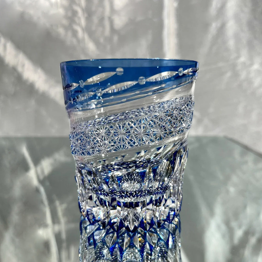JR Edo Kiriko Hand-Cut Nagisa Crystal Whiskey Glass
