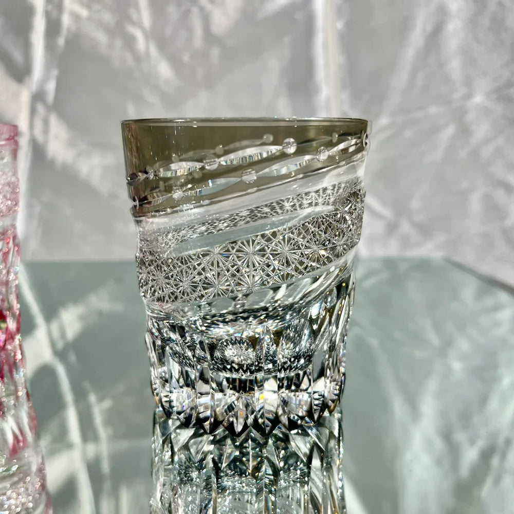 JR Edo Kiriko Hand-Cut Nagisa Crystal Whiskey Glass