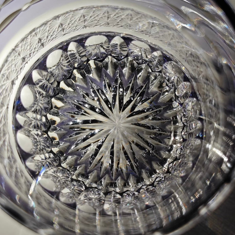 JR Edo Kiriko Hand-Cut Nagisa Crystal Whiskey Glass