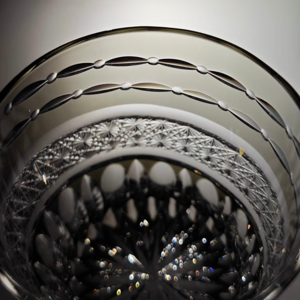 JR Edo Kiriko Hand-Cut Nagisa Crystal Whiskey Glass