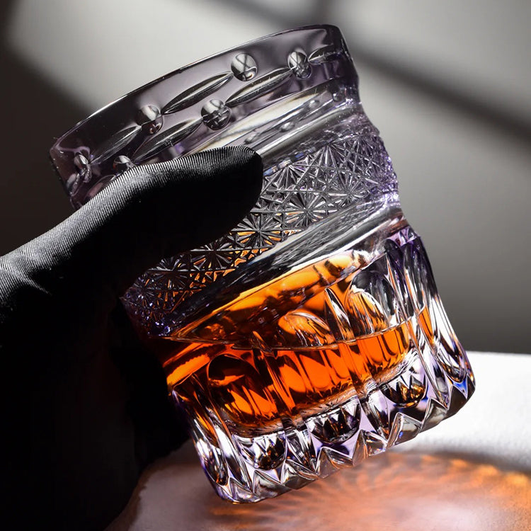 JR Edo Kiriko Hand-Cut Nagisa Crystal Whiskey Glass