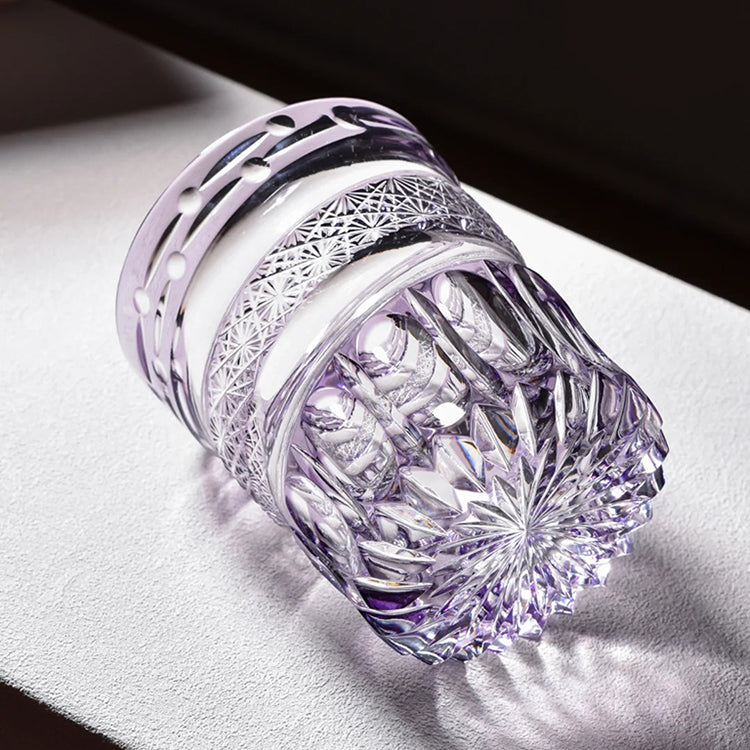 JR Edo Kiriko Hand-Cut Nagisa Crystal Whiskey Glass