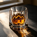 JR Edo Kiriko Hand-Cut Rikka Crystal Whiskey Glass