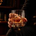 JR Edo Kiriko Hand-Cut Rikka Crystal Whiskey Glass