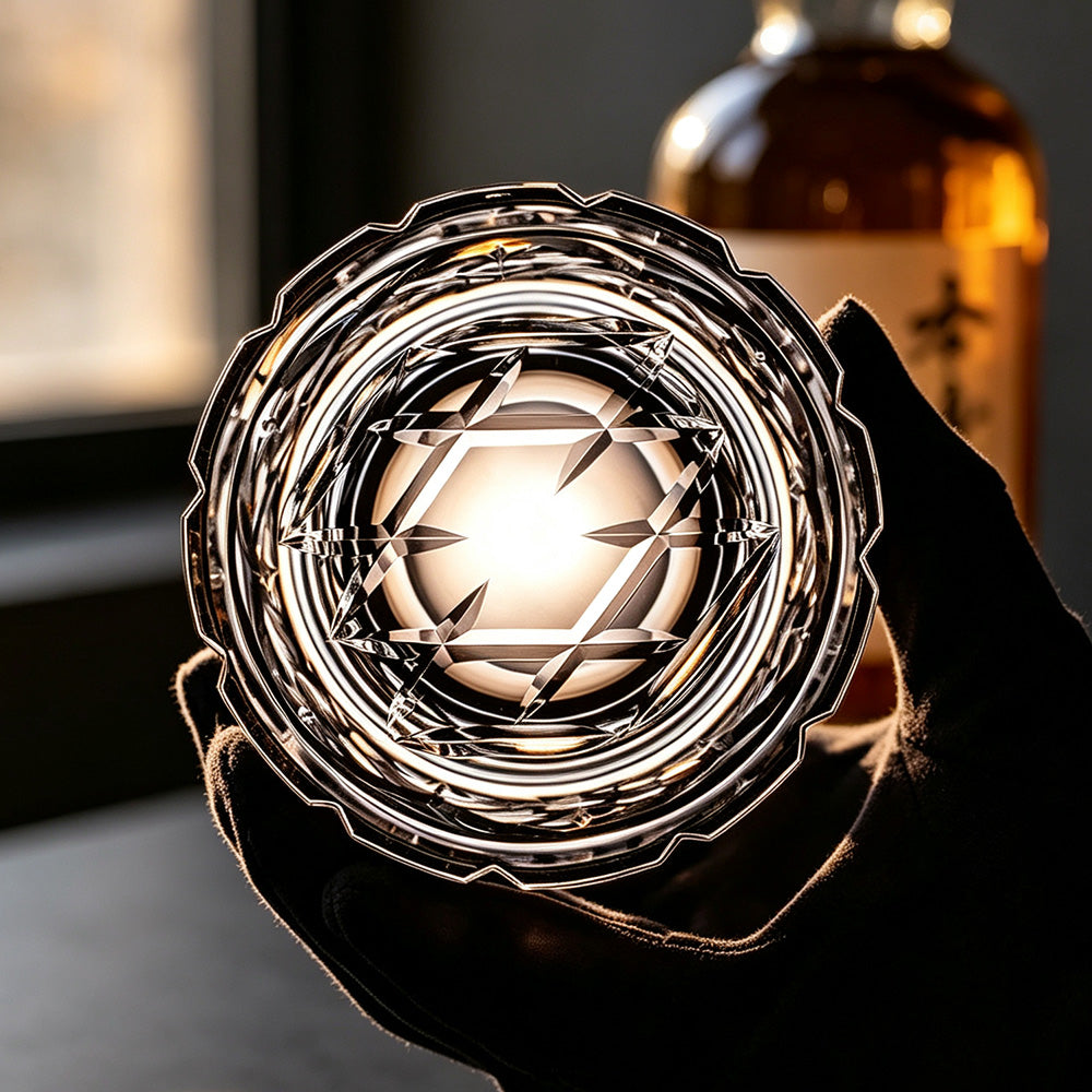 JR Edo Kiriko Hand-Cut Seiza Crystal Whiskey Glass