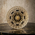 JR Edo Kiriko Hand-Cut Smoky Green Fluorite Crystal Whiskey Glass