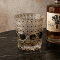 JR Edo Kiriko Hand-Cut Smoky Green Fluorite Crystal Whiskey Glass