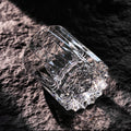 JR Edo Kiriko Hand-Cut Starburst Crystal Whiskey Glass
