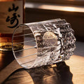 JR Edo Kiriko Hand-Cut Starburst Crystal Whiskey Glass